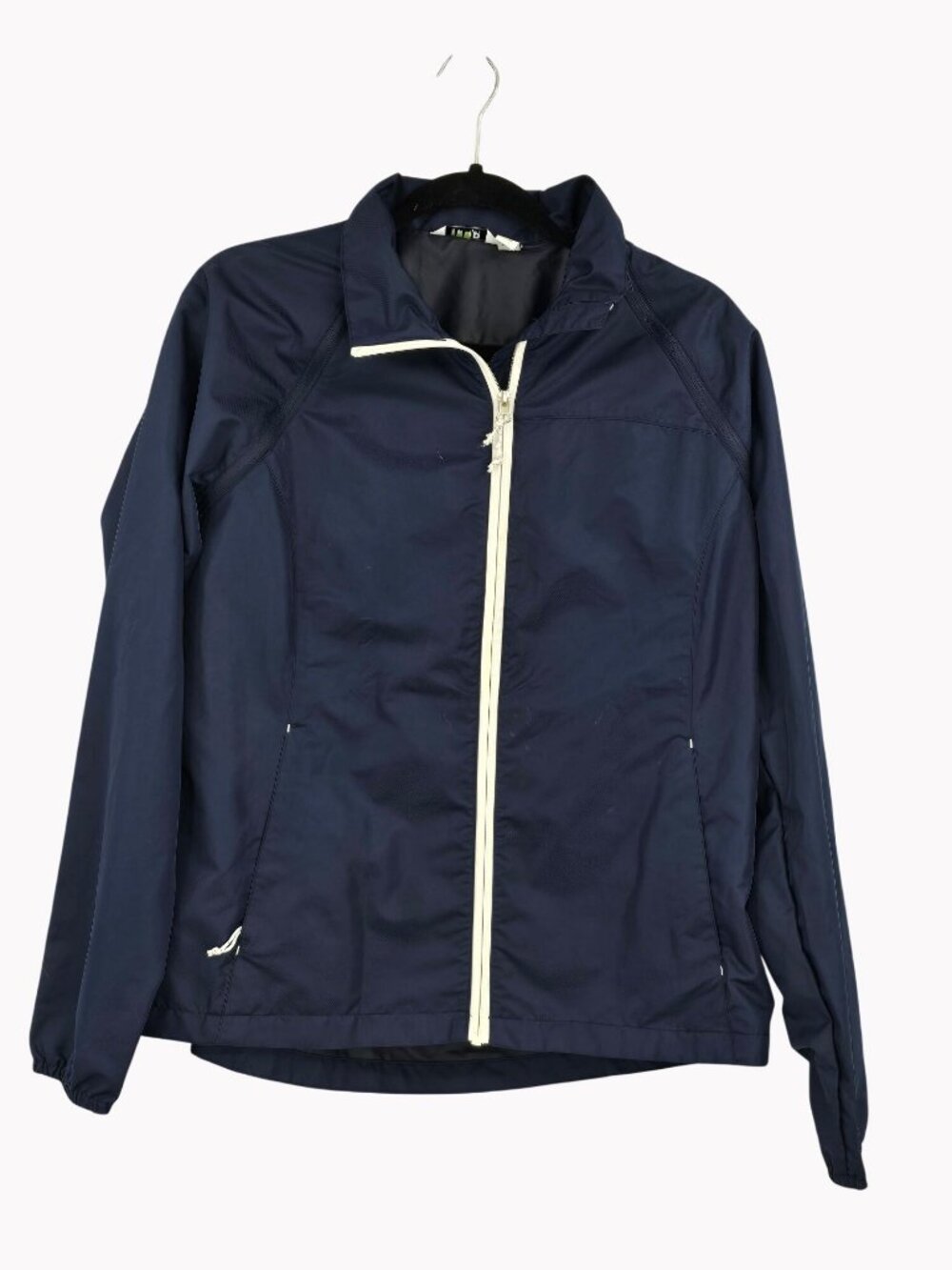 Izod Golf Men's L Navy Blue Windbreaker Jacket Full Zip Lightweight Active